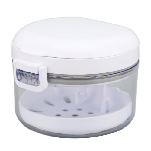 Prothesenbox Tragbarer Becher mit Spiegel, PP/ABS