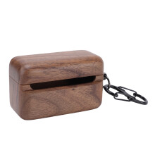 Walnuss-Holz Hülle für Ohrhörer-Etui Gemini II Sturzfest