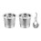 Coffee Capsuled Cup Refillable Coffee-Two filters 1 spoon 1