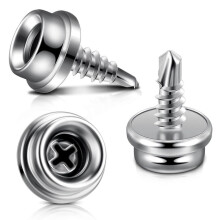 Wkręty na jaskółczy ogon ze stali nierdzewnej, 24 szt., 17,5 x 12,5 mm, odporne na korozję, do stosowania w wilgotnych i trudnych warunkach
