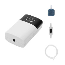 Aquarium luchtpomp USB oplaadbaar met lithiumbatterij voor buitenvissen en aquarium