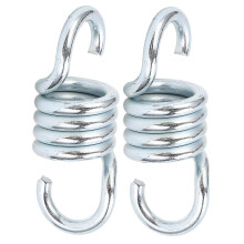 2 ganci a molla per amaca resistenti da 7 mm, molle di estensione in ferro zincato per sedia a dondolo, portata 500 kg.