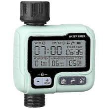 Digitaler Bewässerungstimer mit einstellbaren Intervallen (1 Sekunde bis 15 Tage), IPX5 wasserdicht für Garten, Rasen und Balkon