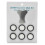 Mist Maker Maintenance Kit, 7Pcs Compatible with Fog Machine, Ceramic Disc Replacement & Key 1