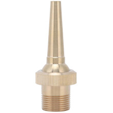 Ugello per fontana regolabile in ottone per laghetto da giardino e decorazione paesaggistica, con getto d'acqua diretto.