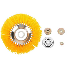 Universal Grass Trimmer Nylon Wire Wheel, Compatible with Honda UMK DBC, for Garden Weed Lawn Cleaning and Snow Removal