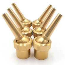 stuks 1/2 inch DN15 messing sproeikoppen met verstelbare sproeirichting voor tuin- en landschapsarchitectuur