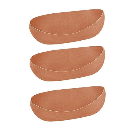 3Pcs Foldable Felt Hanging Basket Liner Trough Planter for Window Box Balcony