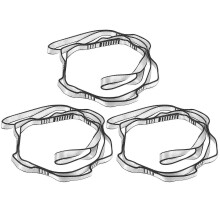 3 cinghie per amaca, fettuccia a catena resistente per yoga aereo, accessori per arrampicata indoor e outdoor