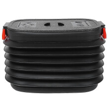 37L Folding Retractable Barrel Storage Bucket with Lid for Outdoor Camping Picnics Fishing BBQ
