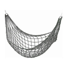 Single Person Garden Hammock for Camping, Lightweight Portable Indoor & Outdoor Use with Carry Bag