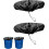 Stretchable Adjustable Drum Cover, Water Storage Rain Barrel Cover with Drawstring, UV Coated 1