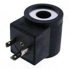 Magnetventilspule 6306012 12V DC 3-poliger DIN-Stecker, kompatibel mit Ventilen der Serie 08