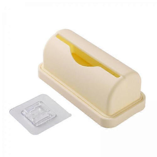 Wall Mounted Trash Bag Dispenser Storage Box, 5-Pack ABS Organiser for Kitchen Bathroom