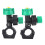 2Pcs External Thread Fan Shaped Spray Nozzle, Agricultural Sprayer for Insecticide with Flow Control 1
