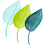 Leaf Watering Tool 48PCS Plastic Self Watering Planter Insert for Indoor Potted Plants 1