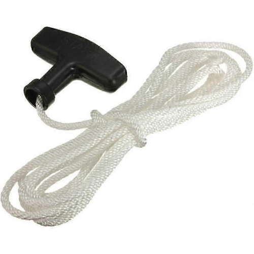 Universal Trimmer Pull Starter Handle with 3m Rope Cord, Compatible with Garden Strimmer Assembly Machine