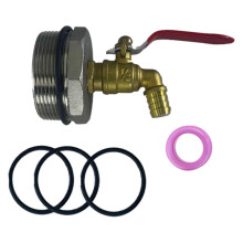 Drum Faucet 2 inch Thread Leakproof Spigot with Gaskets for 200L 50 Gallon Barrel
