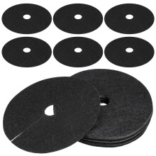 20pcs Non-woven Garden Tree Ring Protector, 27x27cm Weed Control Barrier Mat
