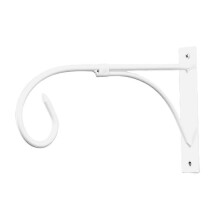 Bonsai Hanging Hook, Flowerpot Holder in White Iron for Indoor Plants, Balcony Garden Basket Hanger
