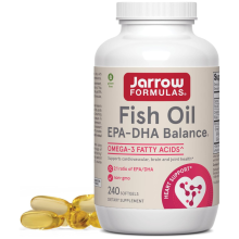 Jarrow Formulas, Equilibrio de Aceite de Pescado EPA-DHA Balance, 240 Gelatinas (1,000 mg por Gelatina)