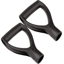 D-vormige schepsteel, 2-pack plastic vervangende handgreep compatibel met Spear & Jackson en Roughneck.