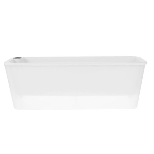 2 Pcs Self Watering Rectangular Planter Box for Windowsill, Balcony, Patio Indoor Outdoor Use