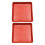 2 Pcs Square Plant Pot Tray, Durable Plastic Base Protects Surfaces & Maintains Moisture 1