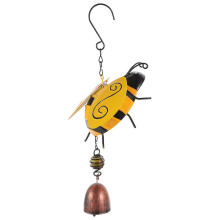 Bienen-Windspiel-Anhänger für den Garten, Hängedekoration mit naturgetreuer Form und melodischem Klang