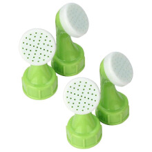 Lot de 4 embouts d'arrosage compatibles avec les bouteilles de 22 mm, avec capuchon réglable pour plantes et bonsaïs.