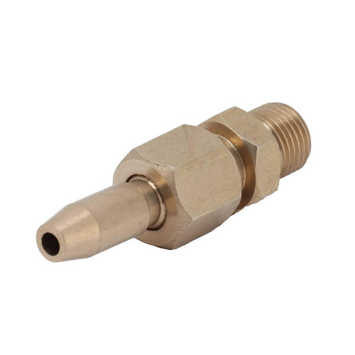 Brass Adjustable Fountain Nozzle for Multiple Spray Patterns in Garden Pond