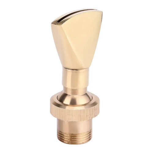 Adjustable Brass Fountain Nozzle with Multiple Spray Patterns for Garden Pond Pool 1/2" 3/4"