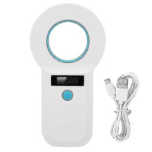 Scanner per microchip per animali domestici, lettore RFID 134,2 kHz/125 kHz per EMID FDX-B ISO11784/85, ricaricabile