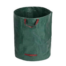 272L großer Gartenabfallsack, robuster, wiederverwendbarer, wasserdichter Laubsack für Gartenabfälle