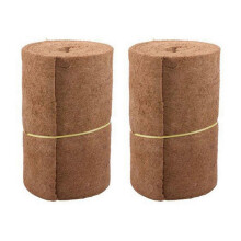 Kokosvezelmat op rol, 0,5m x 1m, natuurlijke vezelmat voor hangende plantenbakken en tuinmuren.