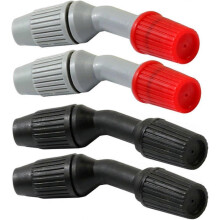 Ugello per tubo flessibile in plastica, testina di spruzzo in 4 pezzi compatibile con irrigatori da giardino standard per irrigazione