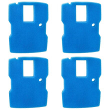 Teichfiltermatte aus Schwammmaterial, kompatibel mit VIVOHOME CUF-6000 und 660-GPH-Pumpe, 4er-Pack, Blau