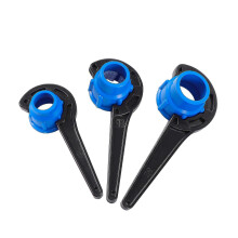 PE Pipe Fittings Wrench, 20/25/32/40/50mm, Black Plastic Tool for PVC Tube Valve Lock Nut, Irrigation Tubing Repair