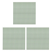 75 Pack 40cm Green Plastic Coated Steel Garden Stakes for Plant Support, Tomatoes, Trees, Cucumbers, Fences