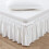 Jupe de lit Queen/King en microfibre élastique, hauteur 45,7 cm (18 pouces). 1