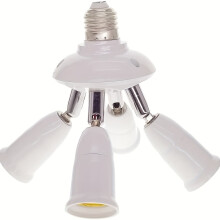 Adaptateur répartiteur de douille EASTIN 4 en 1 E27/E26