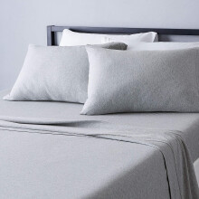 3-teiliges Bettwäscheset aus Baumwolljersey (Doppelbett)