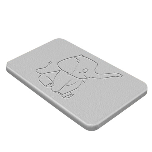 Vloermat van diatomeeënmodder, absorberend, antislip, sneldrogend.