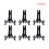 Plastic Easel Display Stand for Plates and Photos 6 pcs 1