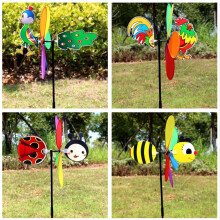 Bee Windmill Toy for Kids, 3D Cartoon, 6 Colors
