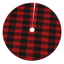 Christmas Tree Skirt Plaid 36 Inch