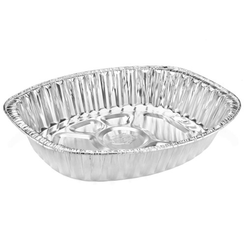 Aluminum Roasting Pan Oval 10 Pack