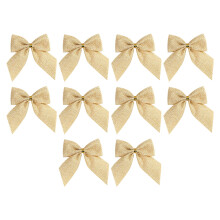 Christmas Bows Fabric Assorted Styles 10PCS