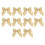 Christmas Bows Fabric Assorted Styles 10PCS 1