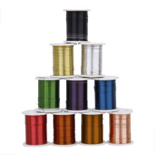 Koperdraad voor kralenwerk, 0,3 mm, 10 rollen, diverse kleuren.